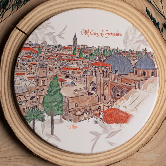 Old City of Jerusalem Coaster