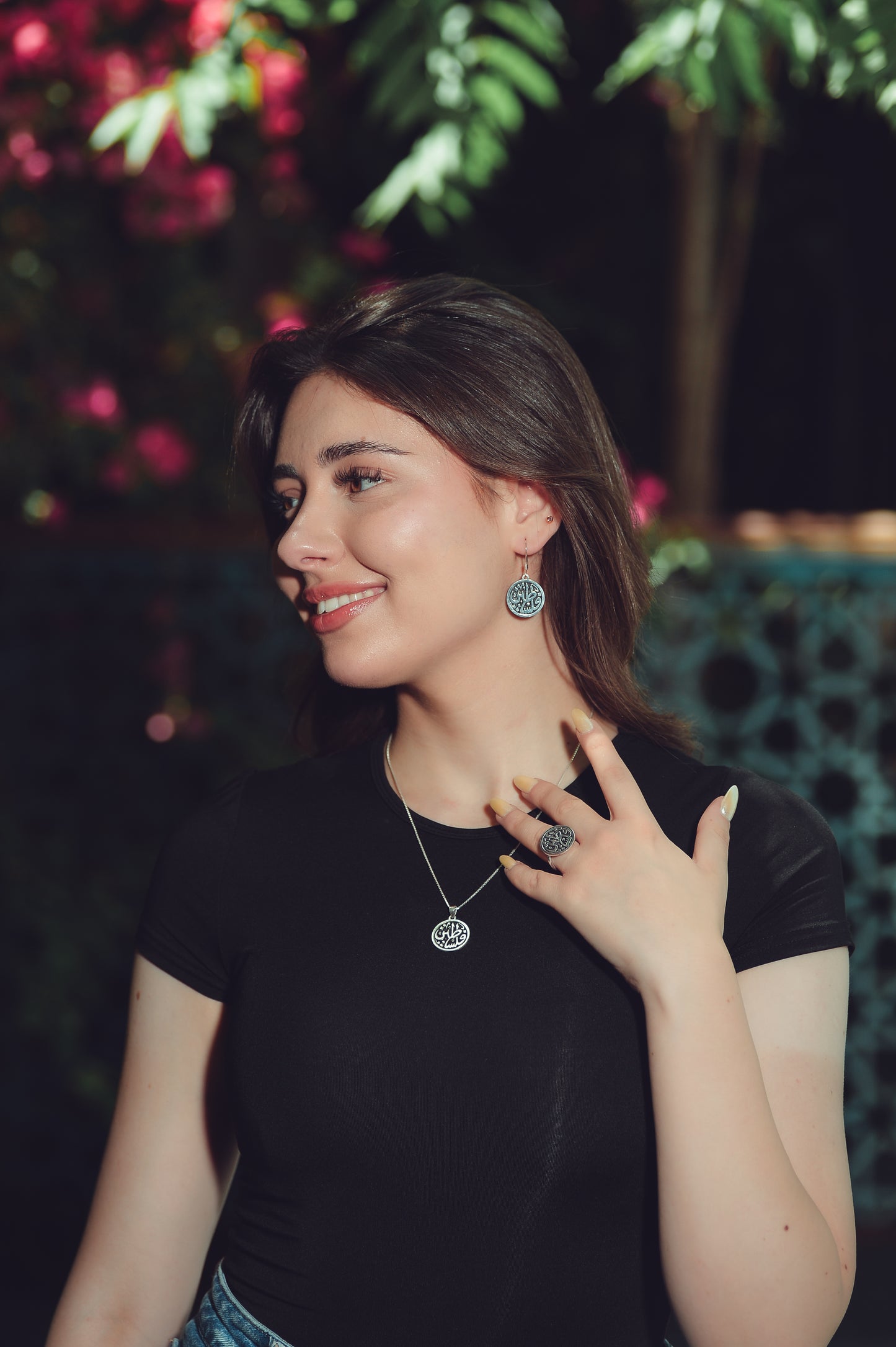 Palestine Arabic Calligraphy Ring