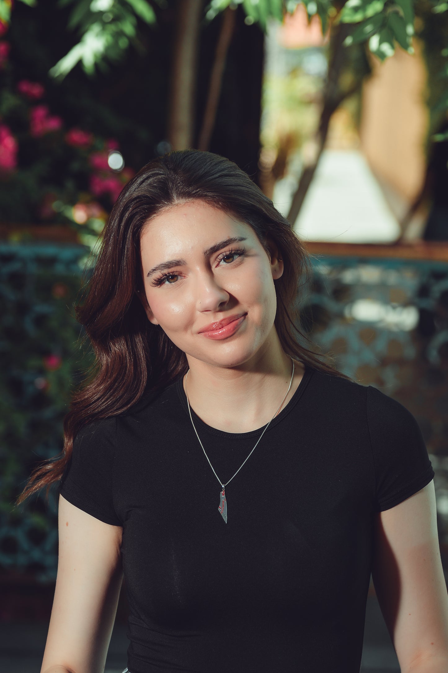 Palestine Map Pendant