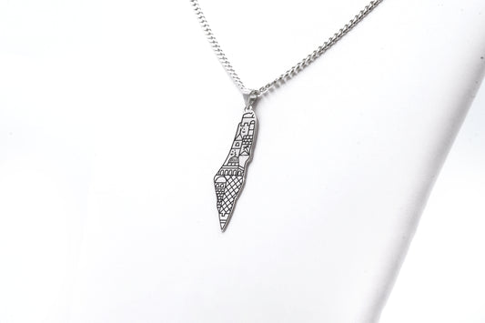 Palestine Map Pendant