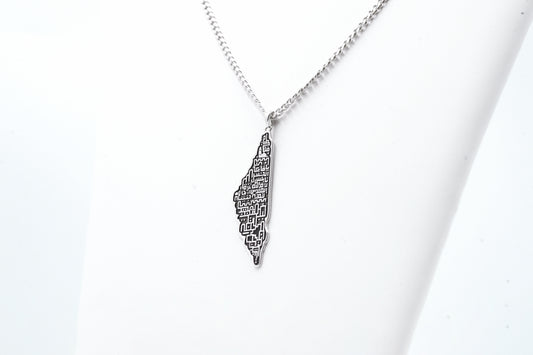 Palestine Map Pendant