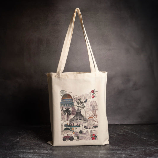 Palestinian Landmarks Tote bag