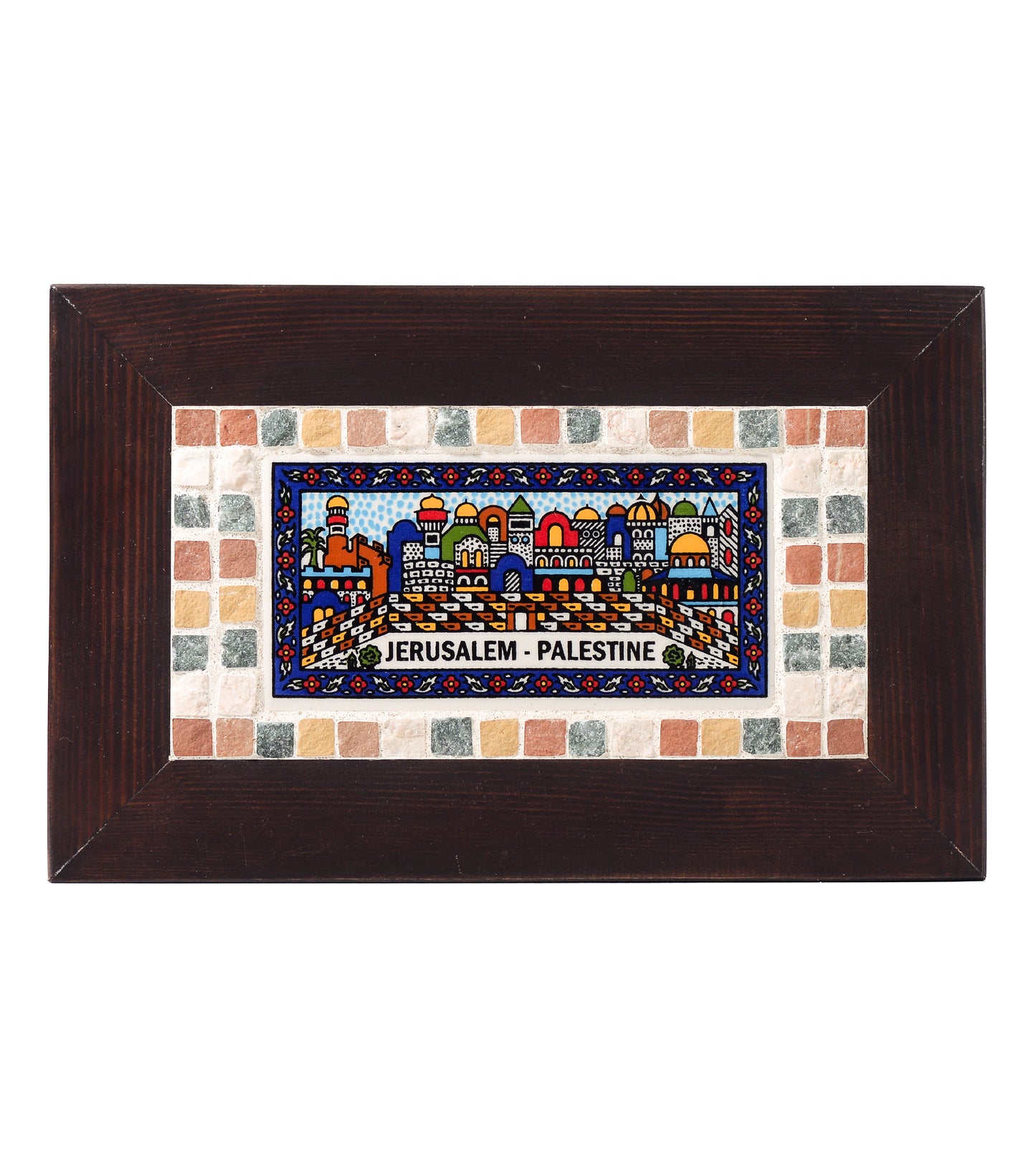 Jerusalem Panorama Framed Wall Hanging