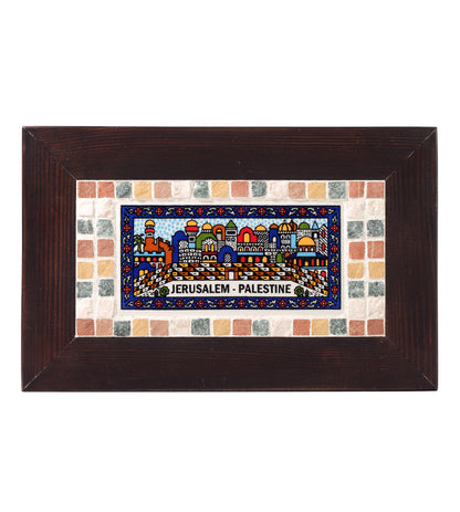 Jerusalem Panorama Framed Wall Hanging
