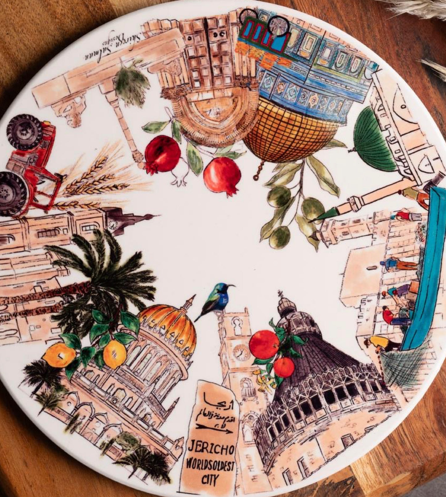 Palestinian Landmarks Coaster