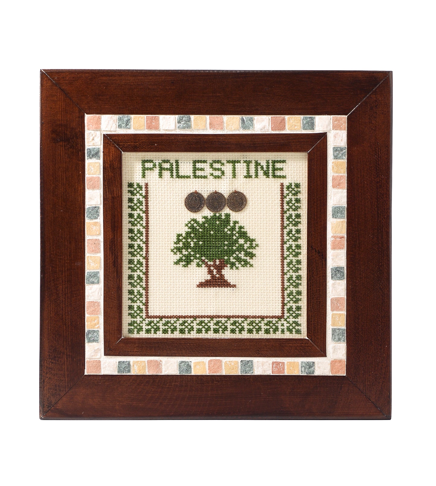Palestine-Tree Framed Wall Hanging