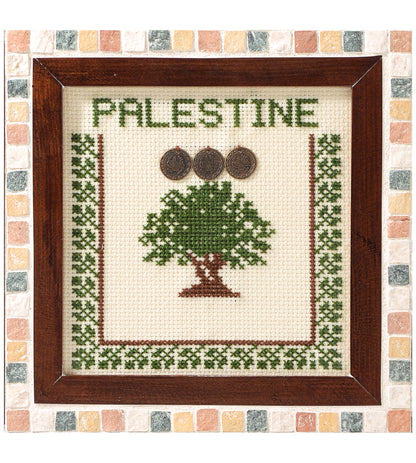 Palestine-Tree Framed Wall Hanging