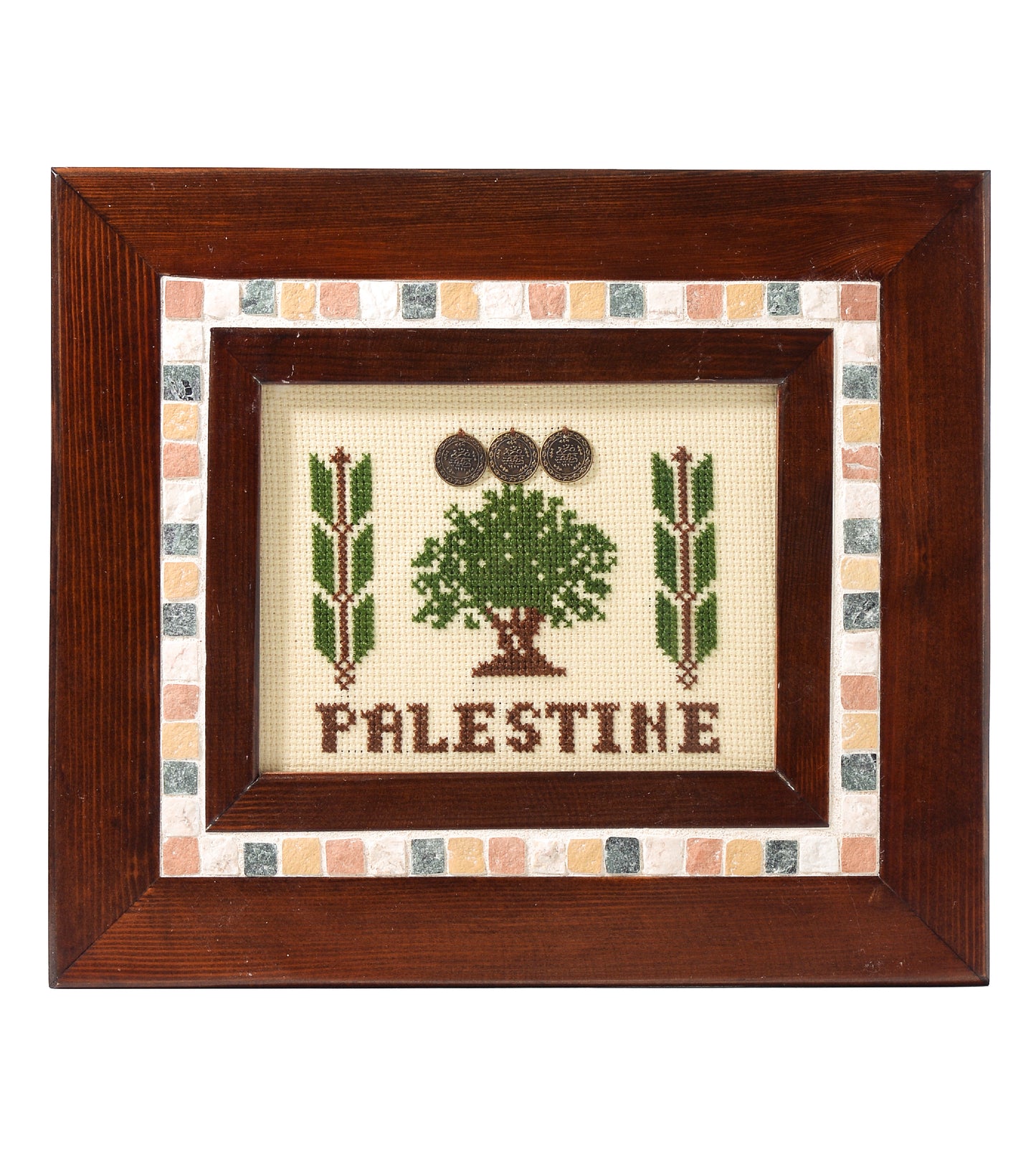 Palestine-Tree Framed Wall Hanging