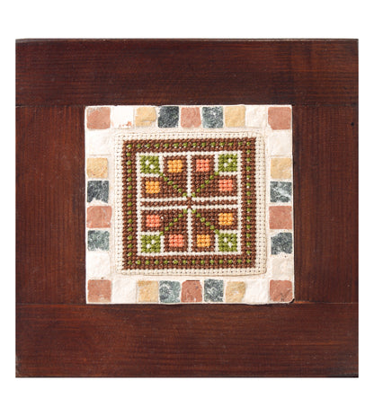 Small Tatreez Framed Wall Hanging