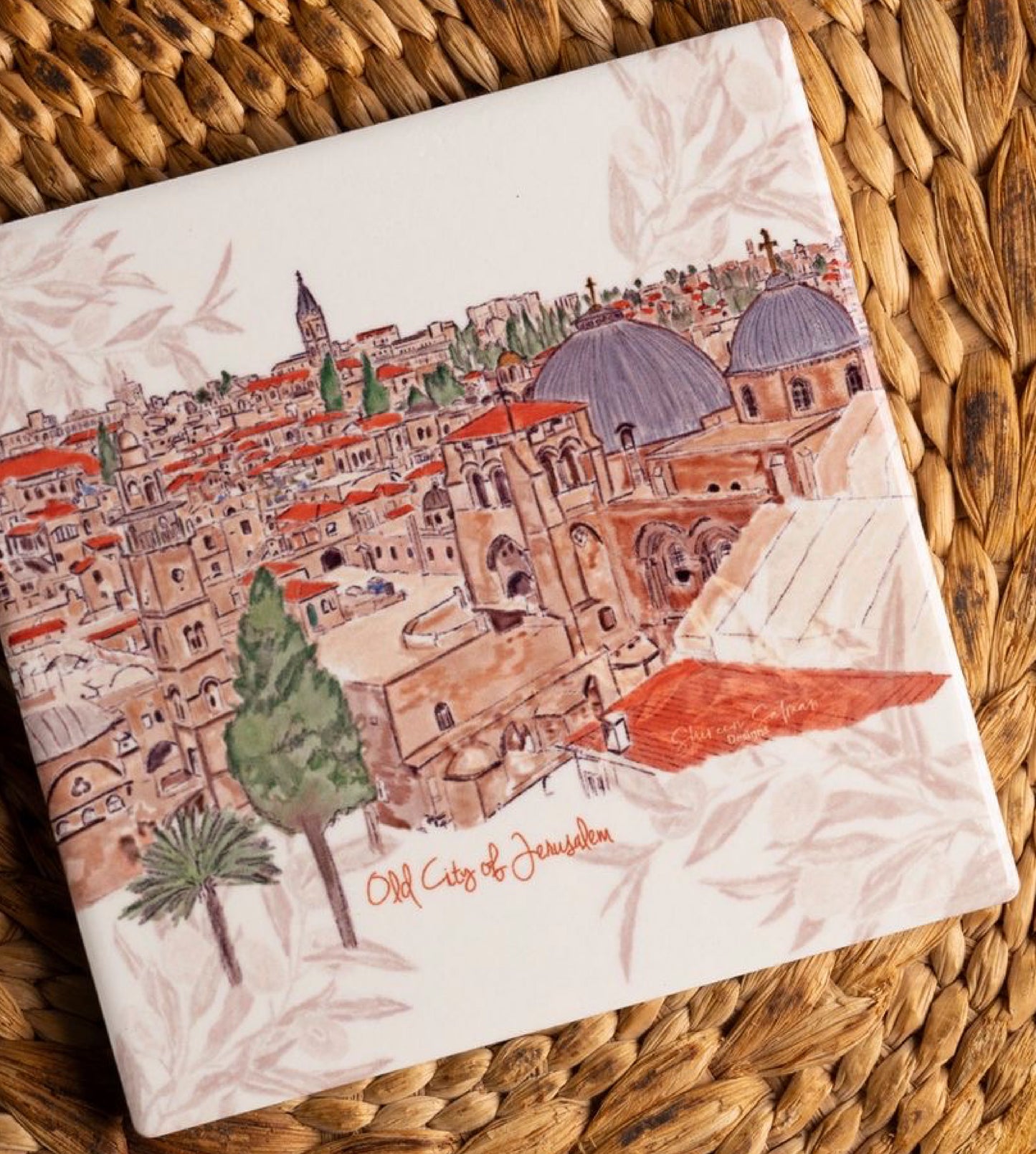 Old City of Jerusalem Coaster