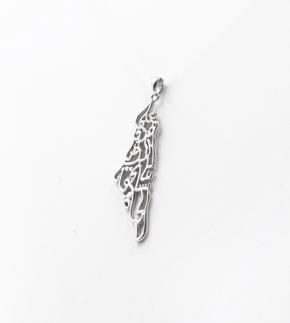 Palestine Map Pendant