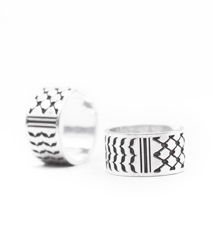 Palestinian Kuffiyeh Ring (Women)