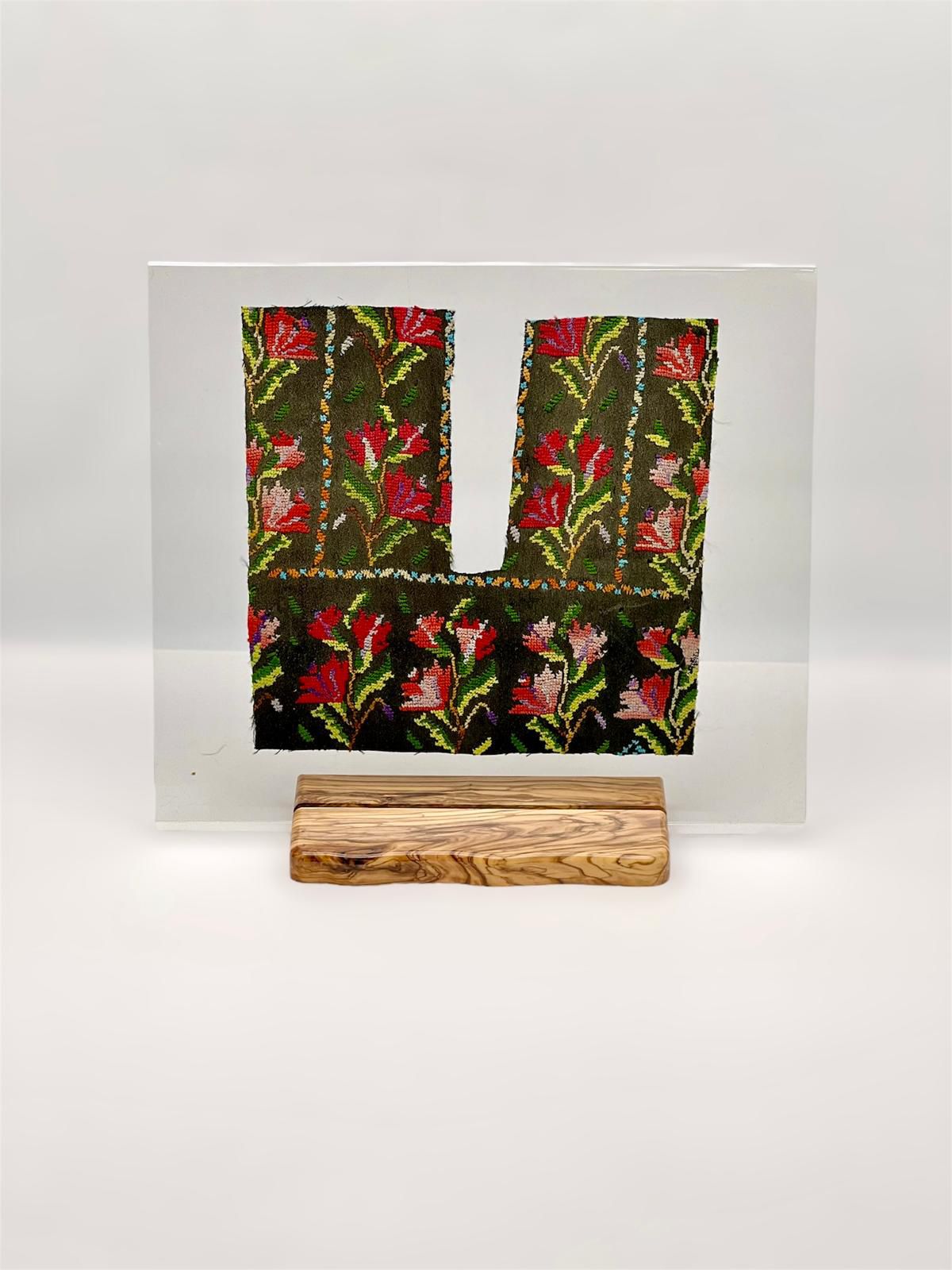 Hebron Chest Panel on Acrylic with Olive wood