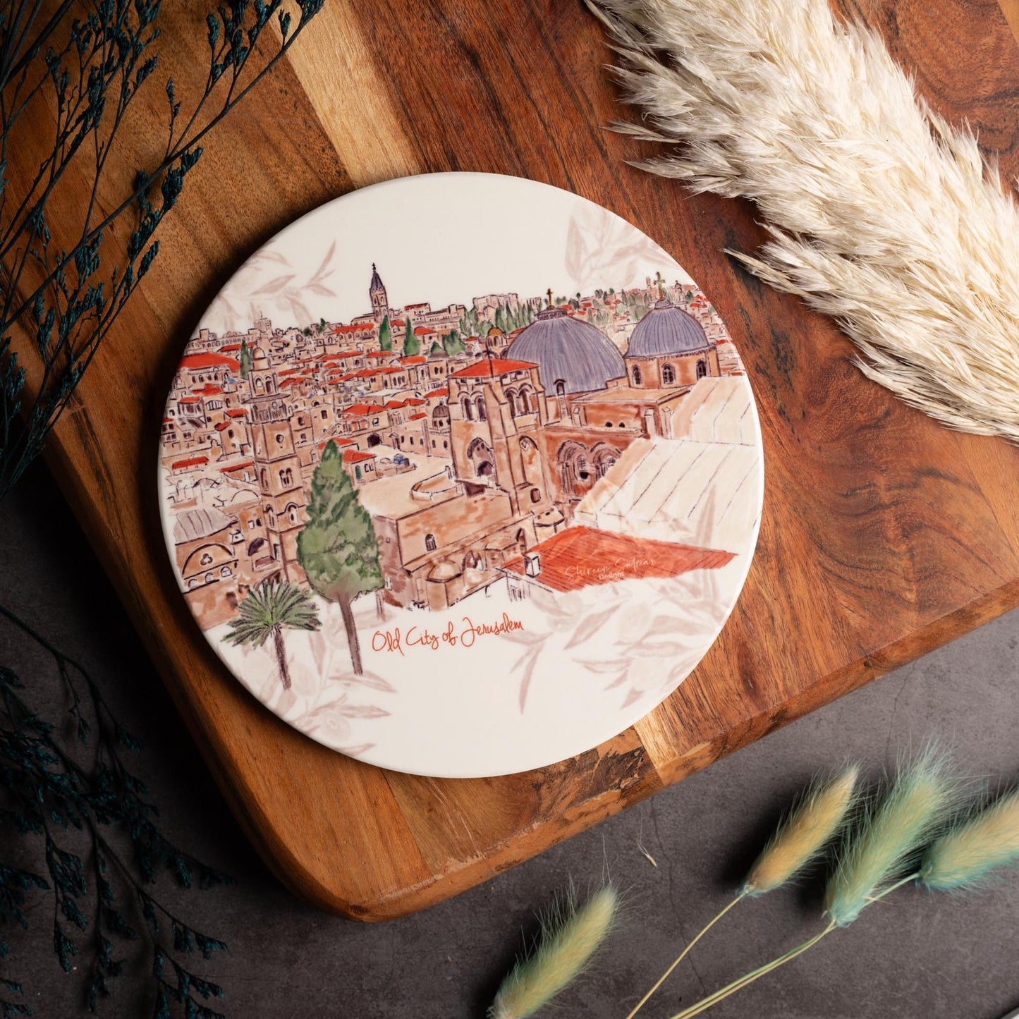 Old City of Jerusalem Coaster