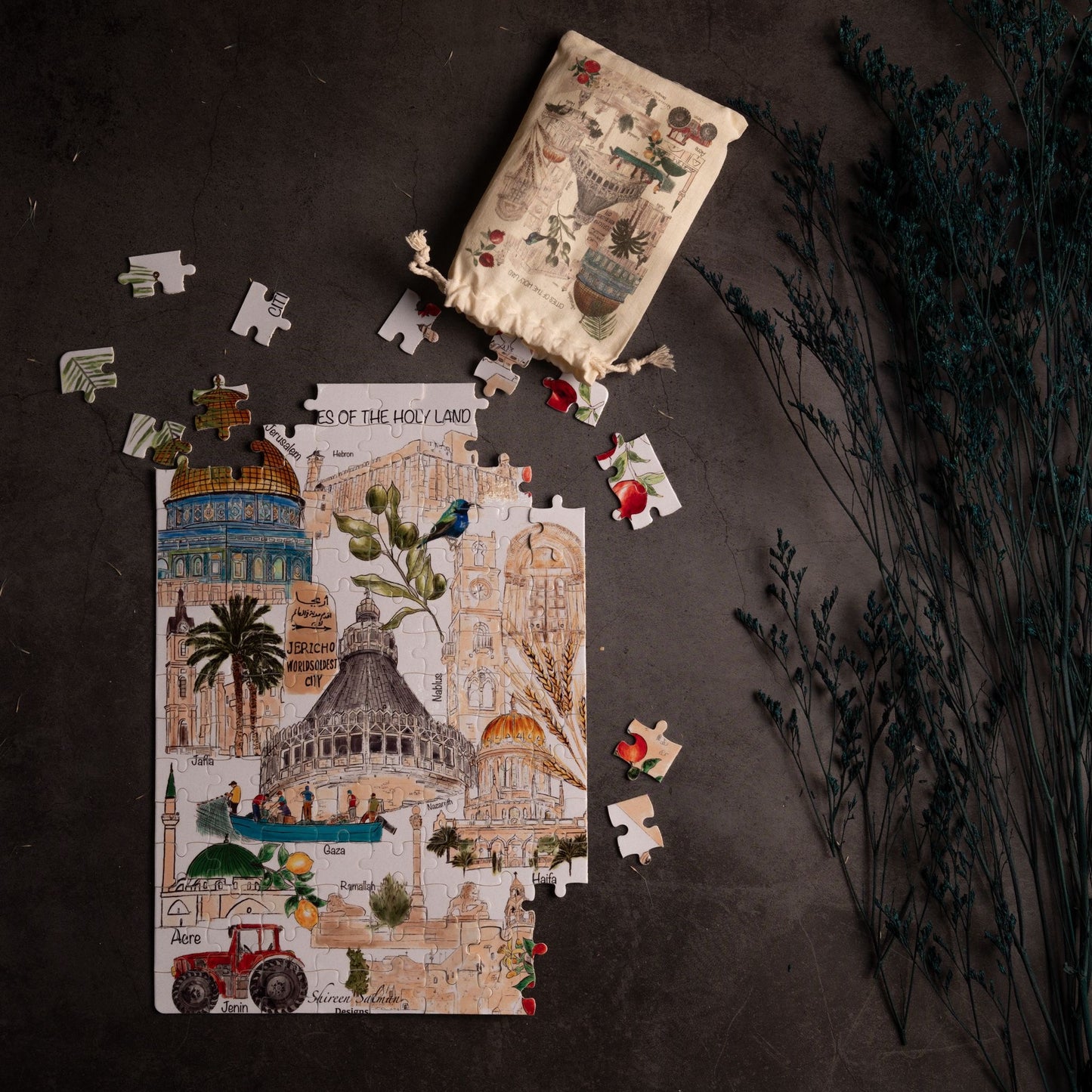 Cities Landmarks Puzzle