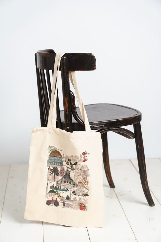 Palestinian Landmarks Tote bag