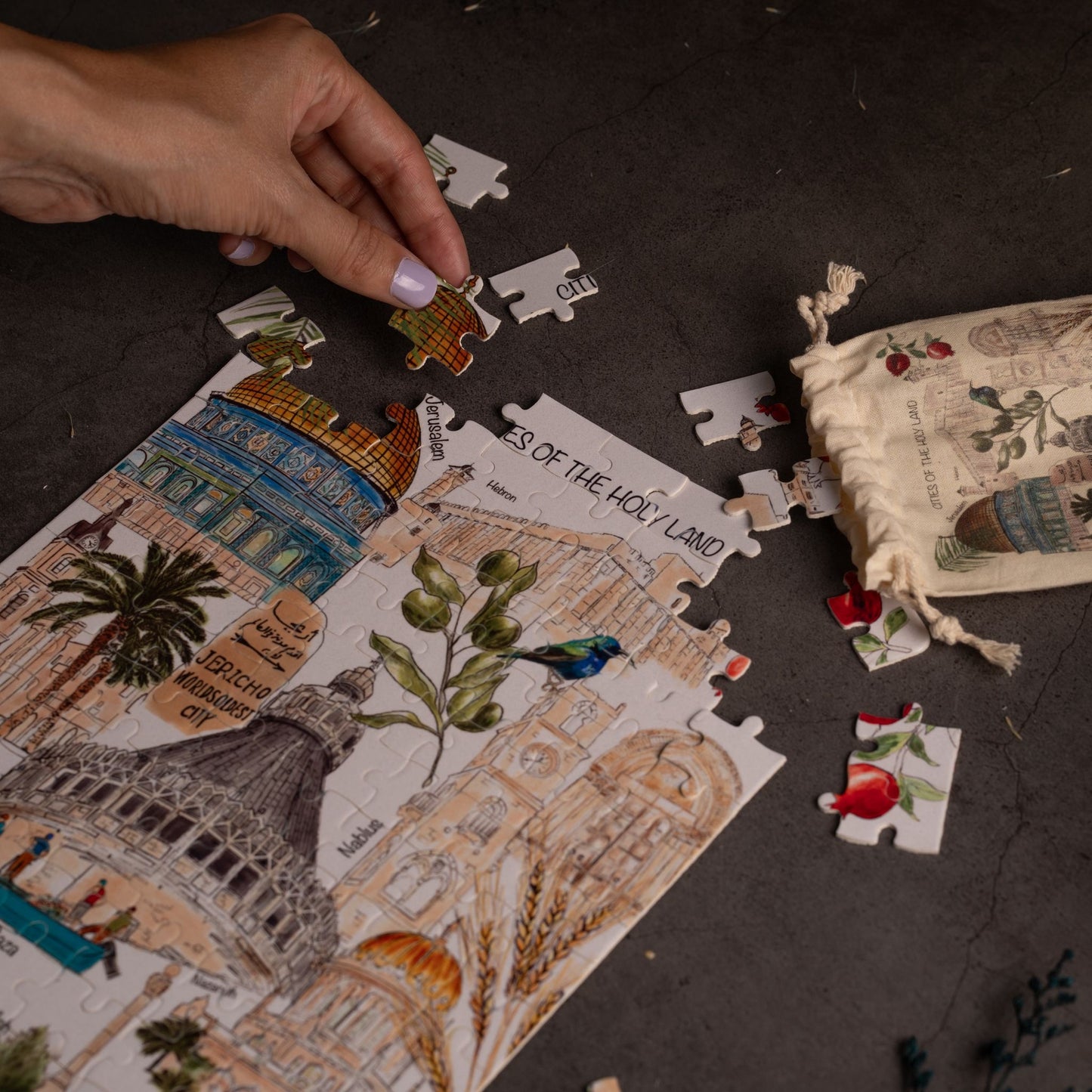Cities Landmarks Puzzle