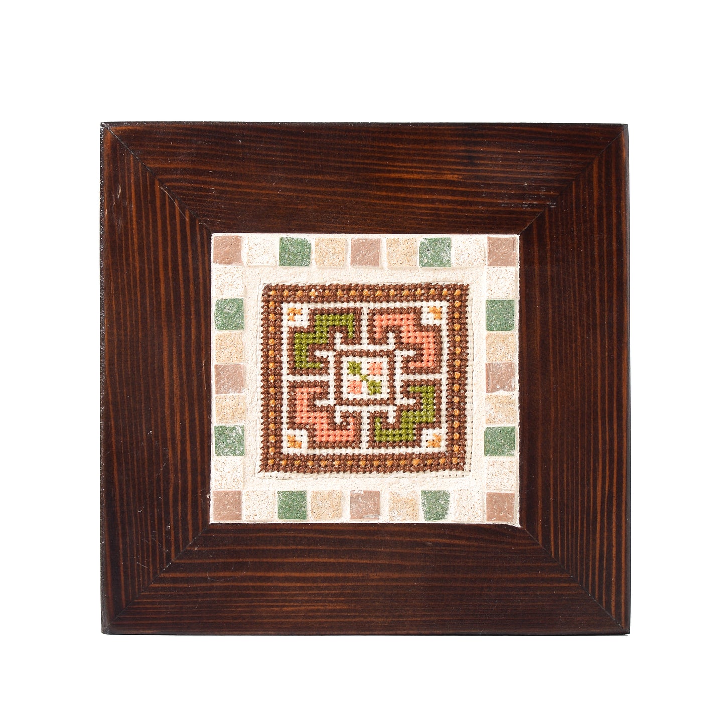 Small Tatreez Framed Wall Hanging