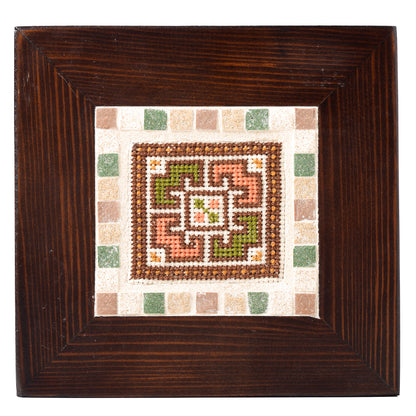 Small Tatreez Framed Wall Hanging
