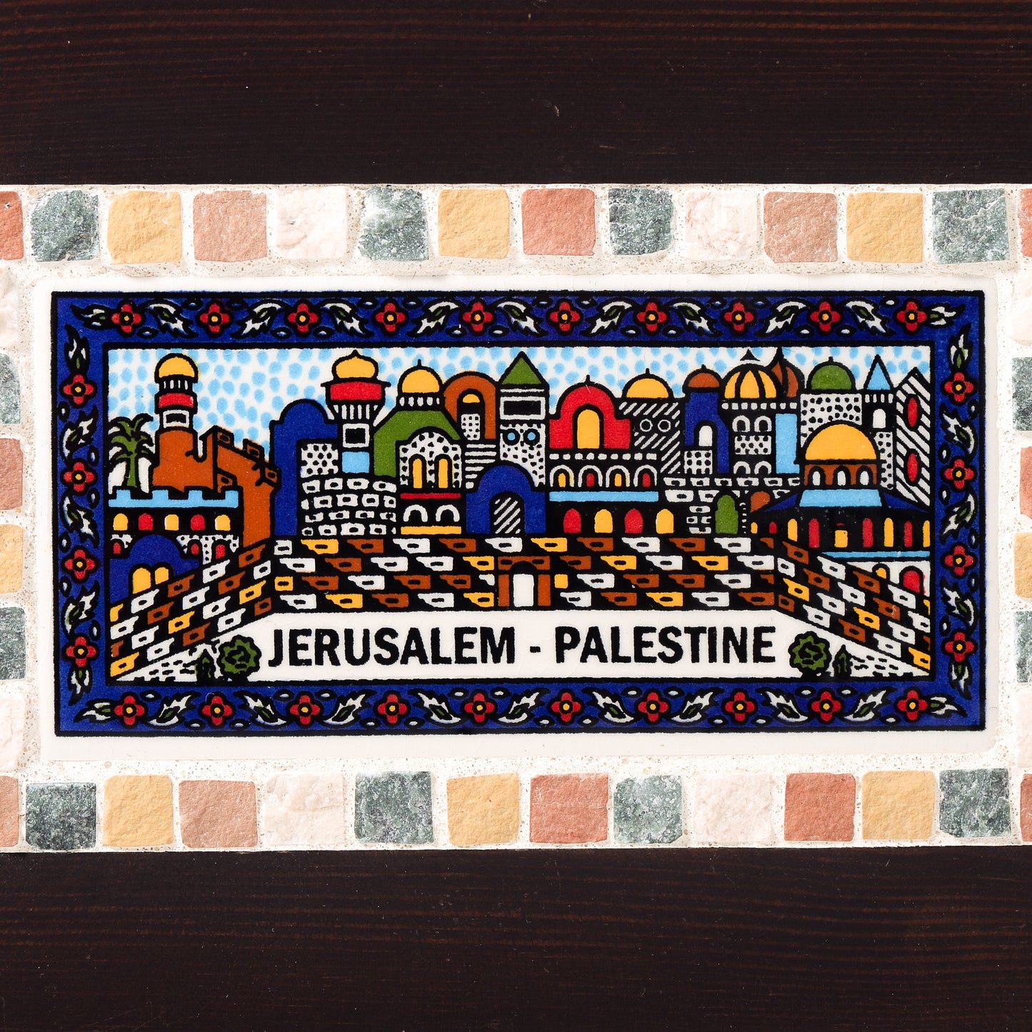 Jerusalem Panorama Framed Wall Hanging