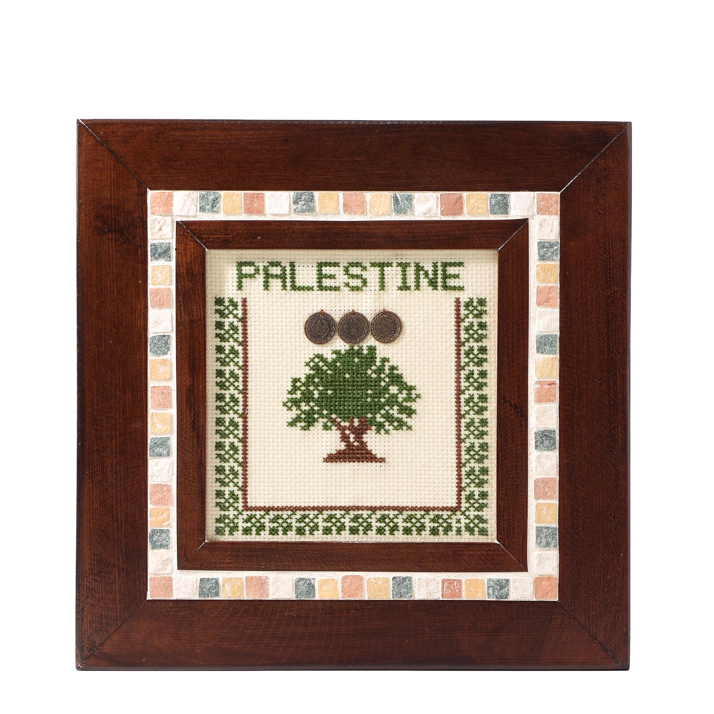 Palestine-Tree Framed Wall Hanging
