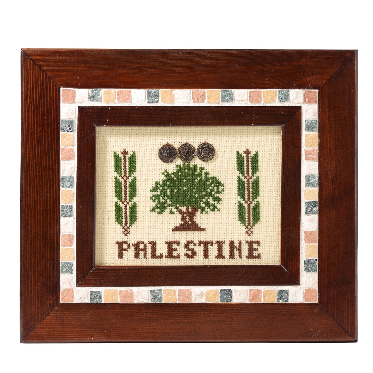 Palestine-Tree Framed Wall Hanging