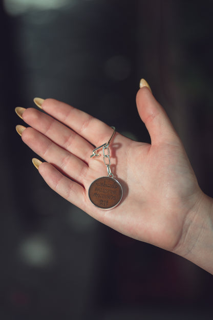 Authentic Palestinian Coin Keychain