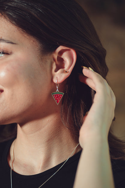Palestinian Watermelon Earrings