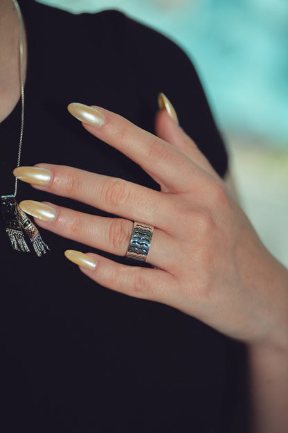 Palestinian Kuffiyeh Ring (Women)