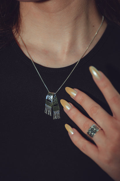 Palestinian Kuffiyeh Pendant