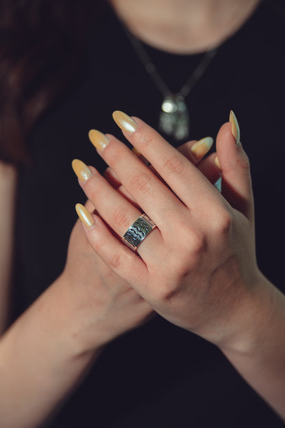 Palestinian Kuffiyeh Ring (Women)