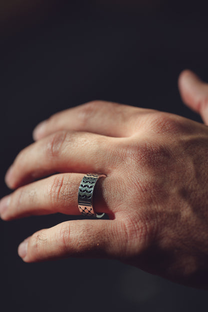Palestinian Kuffiyeh Ring (Men)