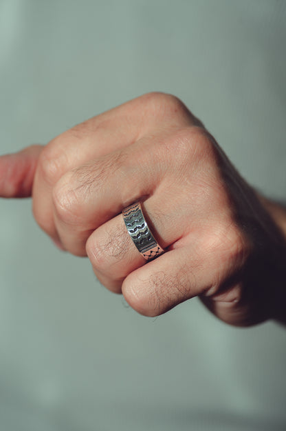 Palestinian Kuffiyeh Ring (Men)