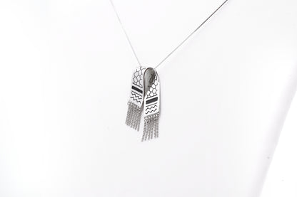 Palestinian Kuffiyeh Pendant