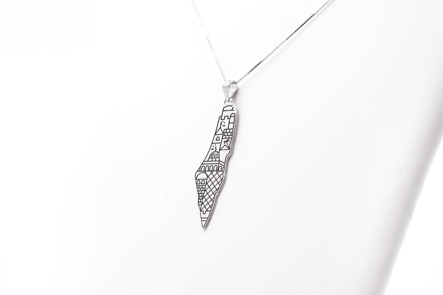 Palestine Map Pendant