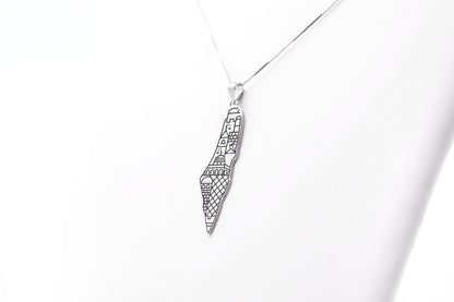 Palestine Map Pendant