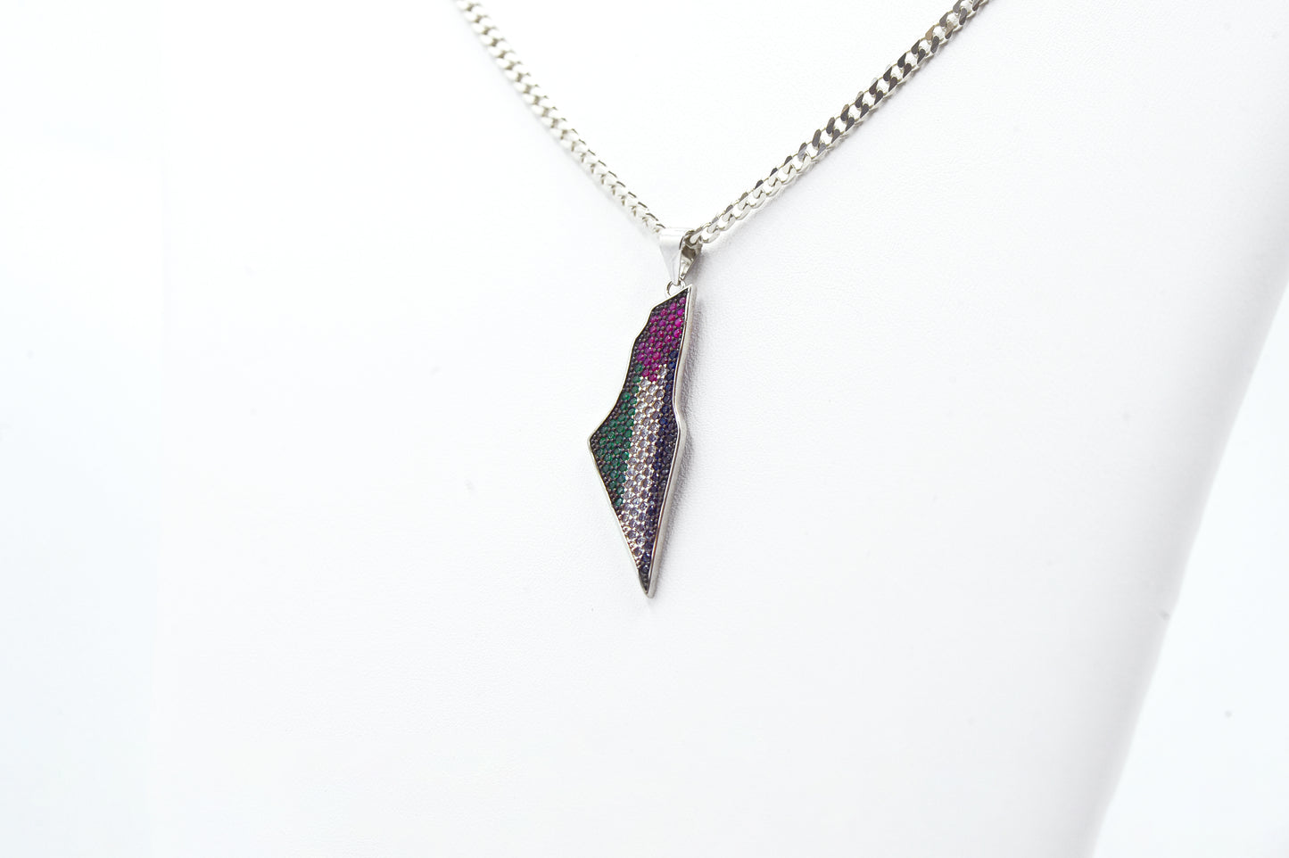 Palestine Map Pendant