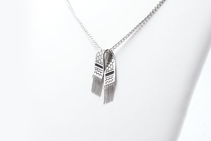 Palestinian Kuffiyeh Pendant