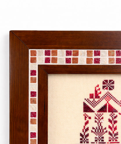 Palestine Map Framed Wall Hanging 2