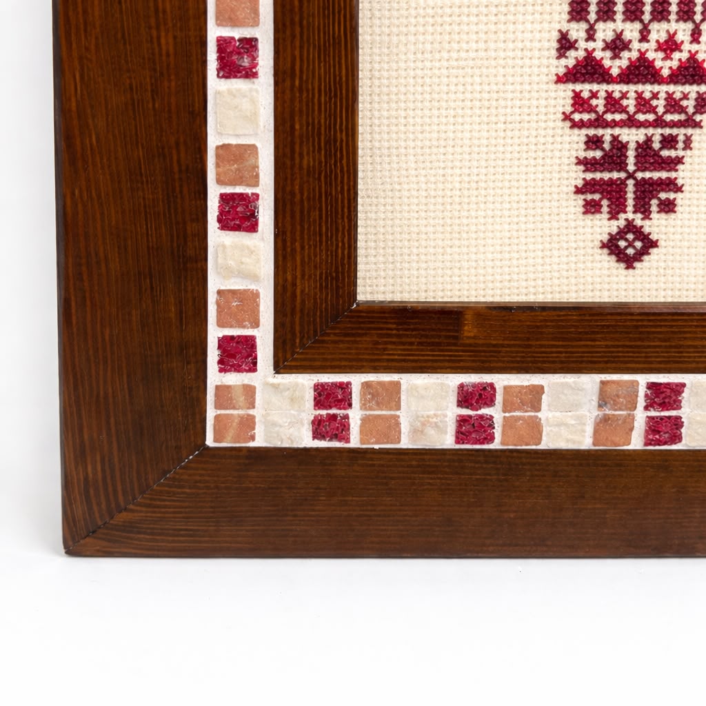 Palestine Map Framed Wall Hanging 2