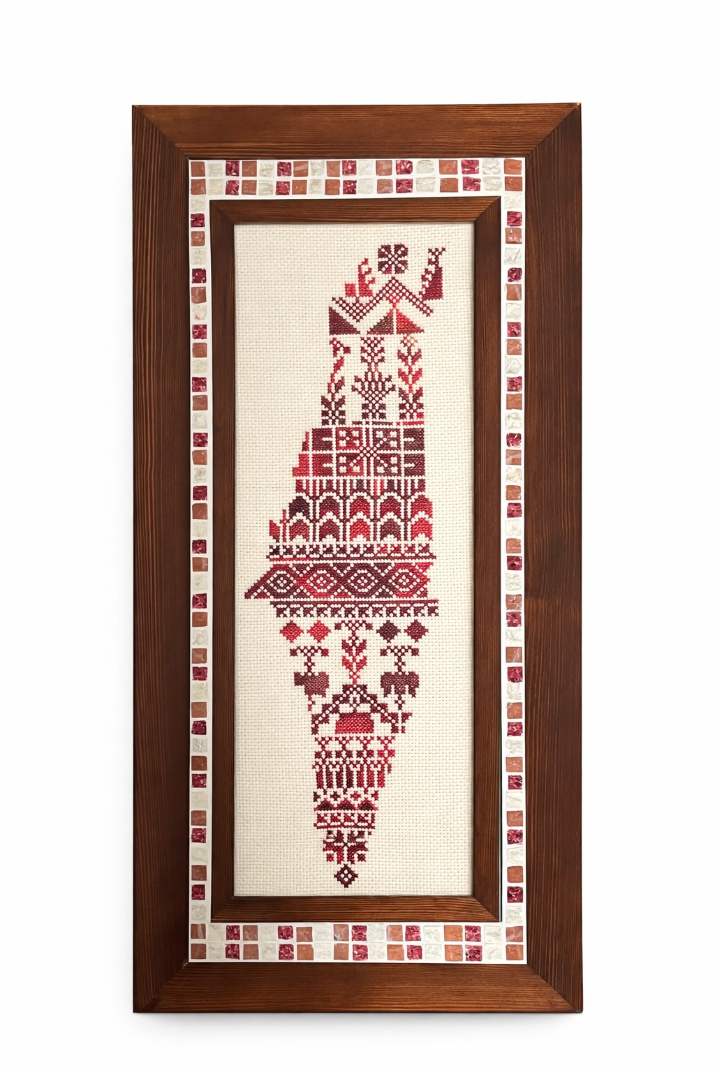Palestine Map Framed Wall Hanging 2