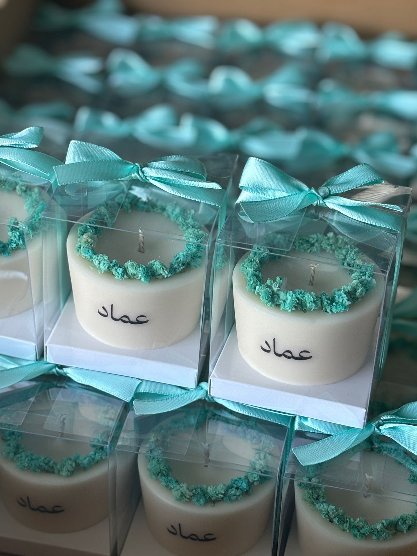 Giveaway Flowered Candle