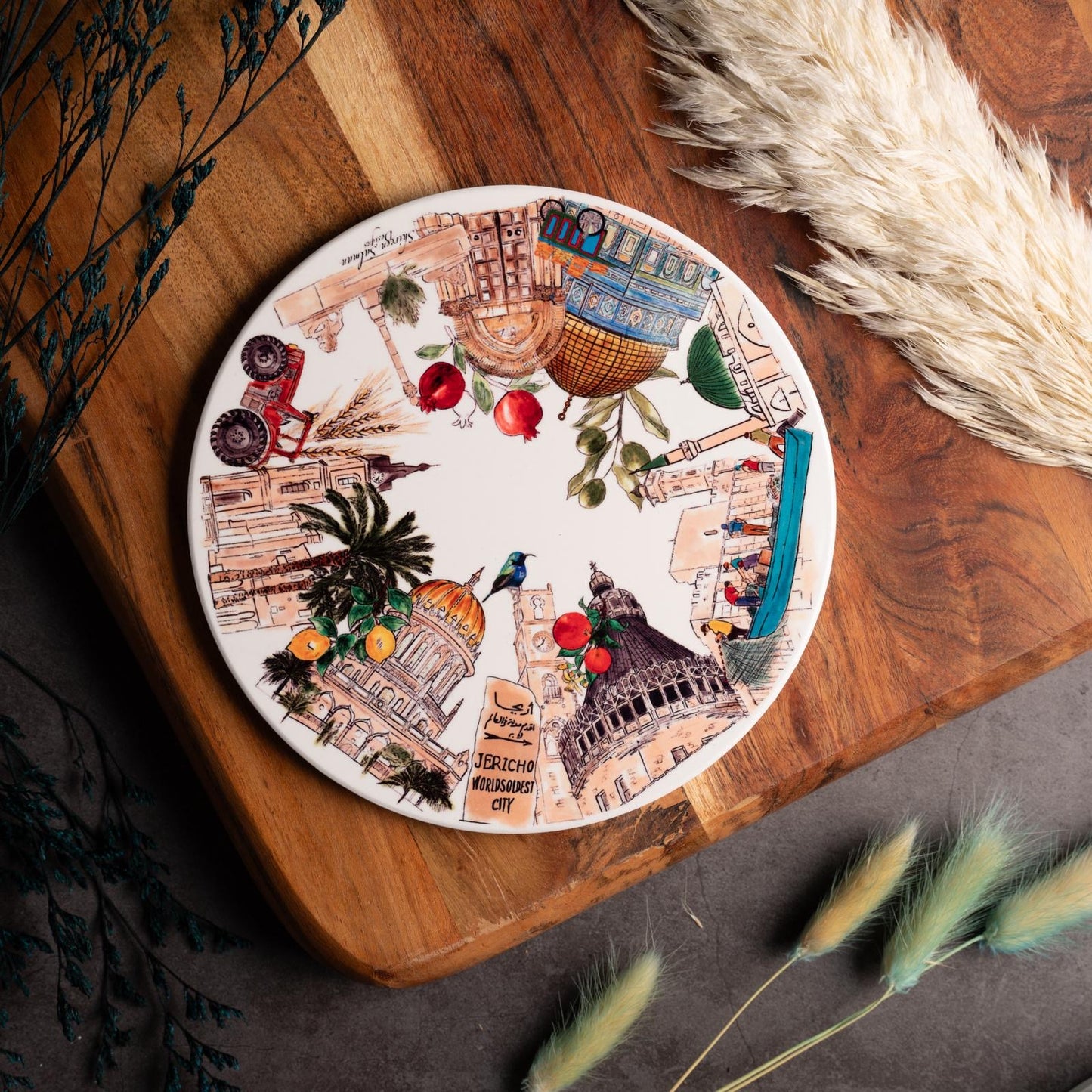 Palestinian Landmarks Coaster